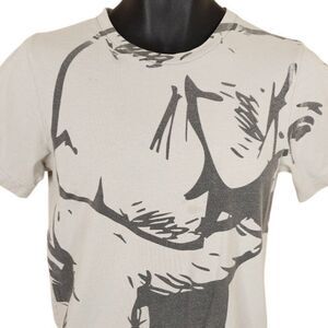 Elephant T Shirt Mens Size Small Gray Elephas Maximus Threadless Animal Tee